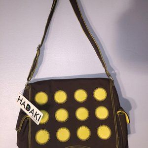 Hadaki New Orleans Multitasker Bag NWT Brown/Yellow